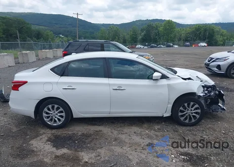 2019 Nissan Sentra Sv z USA, uszkodzony, nr VIN 3N1AB7AP5KY436695